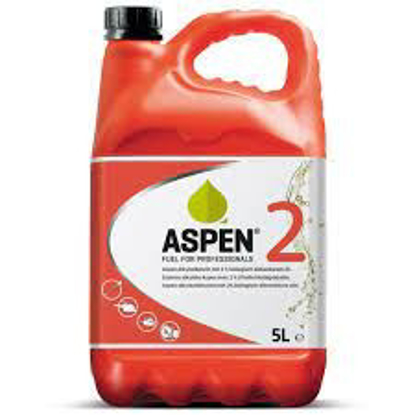 Afbeeldingen van ASPEN 2-TAKT BENZINE ROOD CAN à 5 ltr