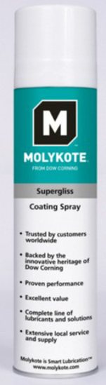 Afbeeldingen van MOLYKOTE SUPERGLISS SPRAY 400ml