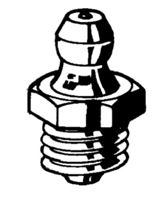 Afbeeldingen van SMEERNIPPEL 45° STAAL VERZ. M8x1