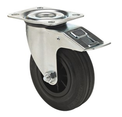 Afbeeldingen van ZWENKWIEL+REM D=80mm BPPM 0801 2100
