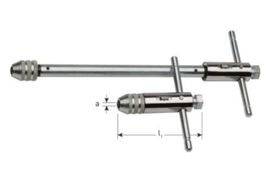 Afbeeldingen van RATEL TAPKRUK LANG M5-M12 L=300mm