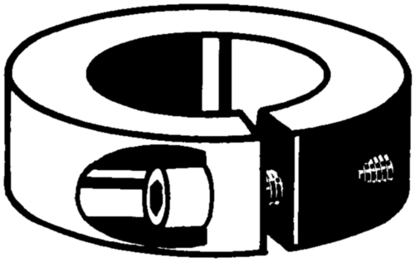 Afbeeldingen van KLEMSTELRING+BZK SCHROEF 8X25X10