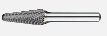 Afbeeldingen van STIFTFREES VHM KEGELVORM "L" 12MM S=8mm