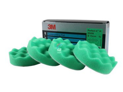 Afbeeldingen van 3M FOAM POLIJSTPAD WAFEL 75mm GROEN