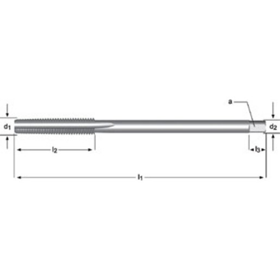 Afbeeldingen van MACHINETAP E303 M10 NR.3 L=140MM