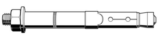 Afbeeldingen van VEILIGHEIDSANKER FH II-B 18/25B-M12x135