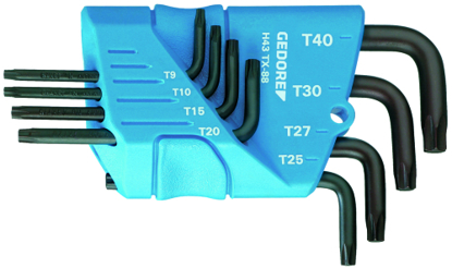 Afbeeldingen van HAAKSE STIFTSLEUTELSET H43 TX-88