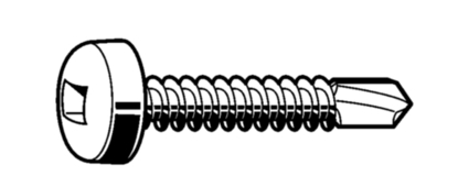 Afbeeldingen van ZELFBORENDE PLAATSCHR.3,5x13mm ELVZ