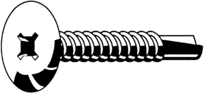 Afbeeldingen van ZELFDRAADVORMENDE SCHR. ELVZ PC 3,5X6MM