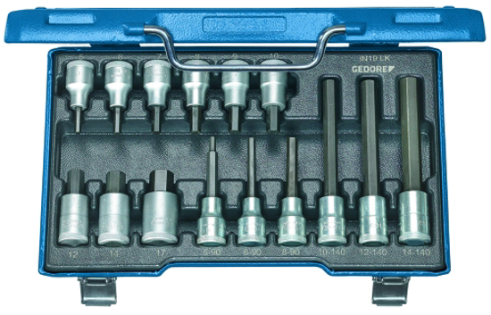 Afbeeldingen van DOPSLEUTELSET 19TX 20 1/2"- 1/4" 34-dlg