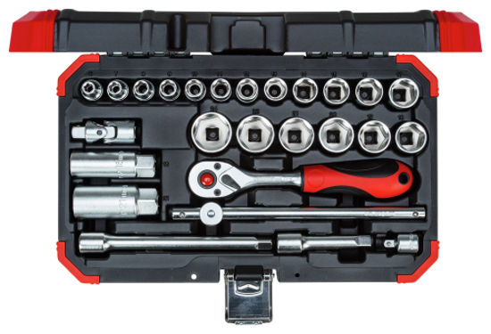 Afbeeldingen van DOPSL.-SET 3/8" SW 6-24mm, 26-DLG *A*