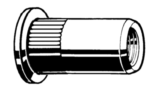 Afbeeldingen van BLINDKLINKMOER STAAL VERZ CK M8x L=22