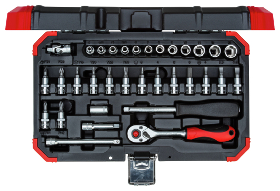 Afbeeldingen van DOPSL.-SET 1/4" SW 4-13mm, 33-DLG