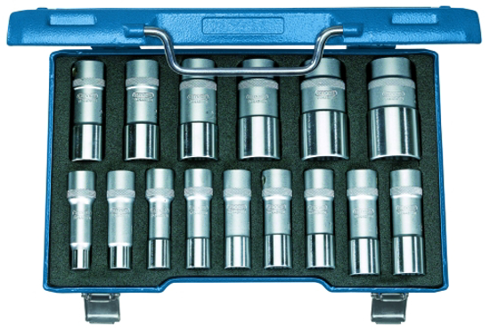 Afbeeldingen van DOPSLEUTELSET D19L 1/2" 15-dlg LANG