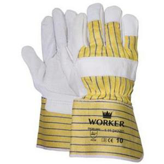 Afbeeldingen van PR.HANDSCHOENEN NERFLEER WORKER MT10/11