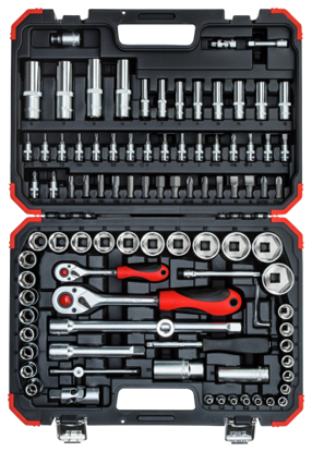 Afbeeldingen van DOPSLEUTELSET 1/4"+1/2", 94-DLG