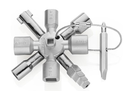 Afbeeldingen van SCHAKELKASTSLEUTEL TWINKEY 00 11 01
