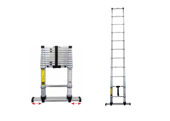 Afbeeldingen van TELESCOOPLADDER 11-SPORTEN 3,2m