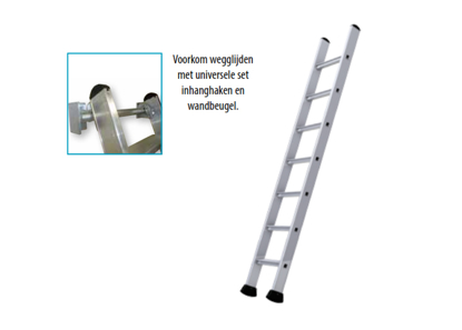 Afbeeldingen van MAGAZIJNLADDER MET TREDEN 1x11