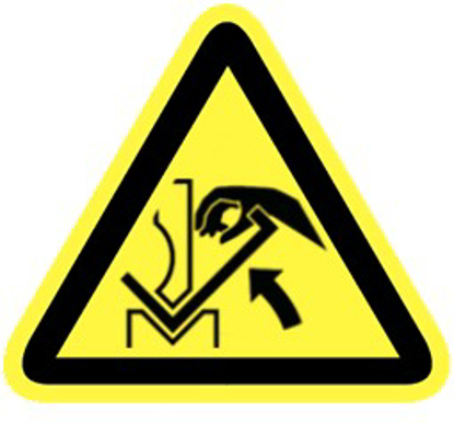Afbeeldingen van BORD KUNSTSTOF DRIEHOEK 200mm 3522