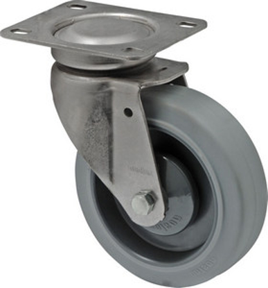 Afbeeldingen van ZWENKWIEL RVS  D=125mm JXPF 1252 7000 /B