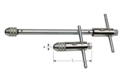 Afbeeldingen van RATEL TAPKRUK LANG M5-M12 L=300mm