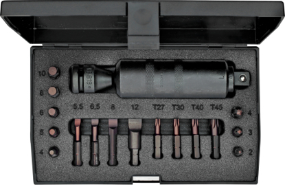 Afbeeldingen van SLAGDOPPENSET 1/2" KRACHT 10-30mm 15-DEL