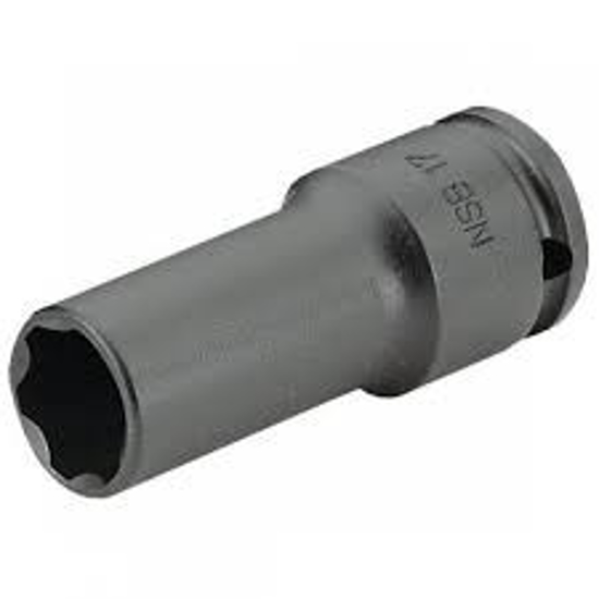 Afbeeldingen van KRACHTDOP 1/2" 16mm LANG DUNWANDIG