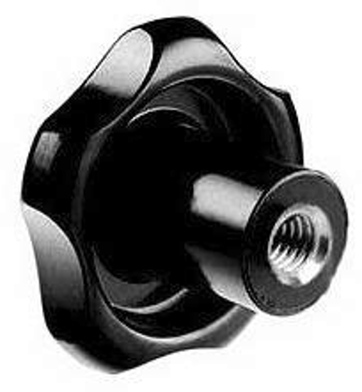 Afbeeldingen van STERKNOP ZWART D6336K M4 INW. D=20