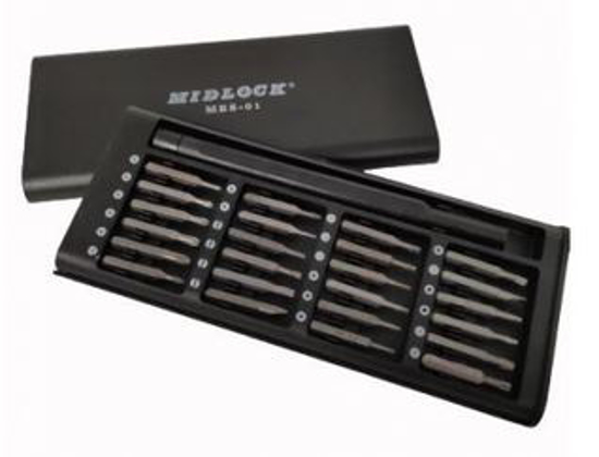 Afbeeldingen van MICRO BITSET 25-DELIG IN KUNST.BOX *A*
