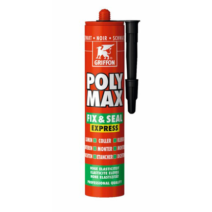 Afbeeldingen van POLYMAX FIX & SEAL ZWART 425GR 6150454