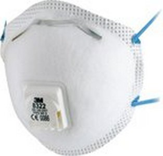 Afbeeldingen van DS à 10 MASKER SCHAD.FIJNST P2 8322 (V)