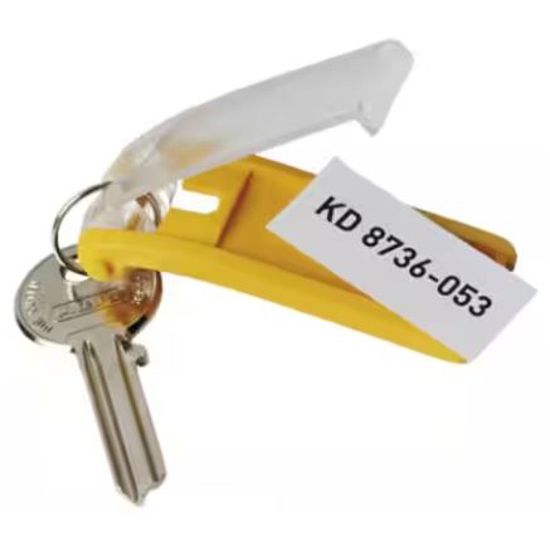 Afbeeldingen van SET a 6 st DURABLE SLEUTELHANGERS GEEL
