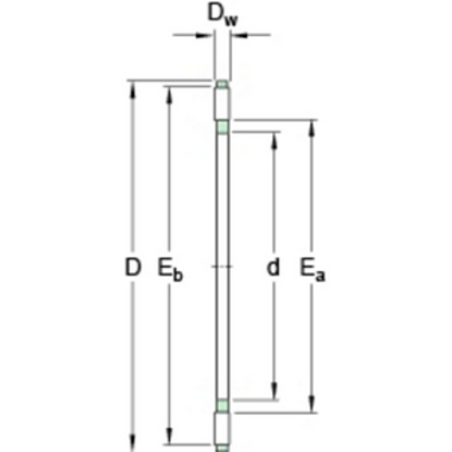 Afbeeldingen van SKF KOOI EN NAALDSET AXK 3047