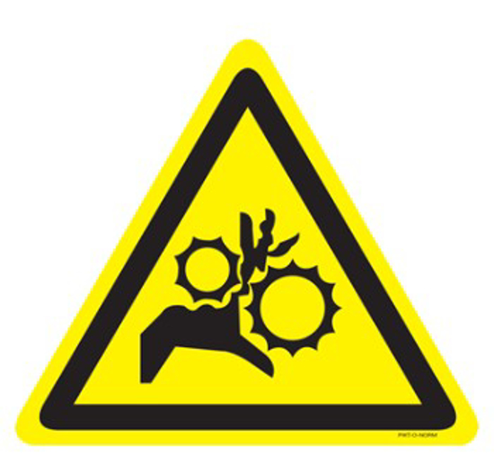Afbeeldingen van BORD KUNSTSTOF DRIEHOEK 200mm