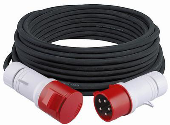 Afbeeldingen van VERLENGKABEL 25MTR 5x2,5mm² 400V 16A 5-P