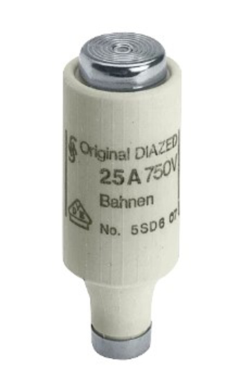 Afbeeldingen van D-ZEKERING 5SD605 16A 750V SNEL