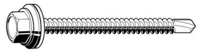 Afbeeldingen van DAK- GEVELBOUT ZELFB. ELVZ 6,3X38