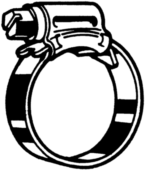 Afbeeldingen van SLANGKLEM ABA RVS 32-44mm b=12mm