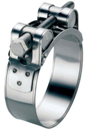 Afbeeldingen van SLANGKLEM ROBUST ABA RVS A4 104-112mm