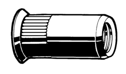 Afbeeldingen van BLINDKLINKMOER STAAL VERZ VK M4x L=15