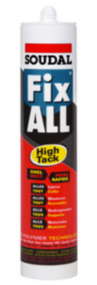 Afbeeldingen van KOKER KIT FIX ALL HIGH TACK ZWART 290ML