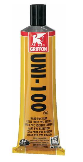 Afbeeldingen van TUBE a 125ml HARD PVC LIJM UNI-100