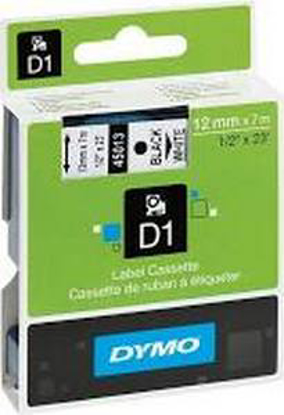 Afbeeldingen van DYMO CASS. 12mm 45013 ZWART/WIT