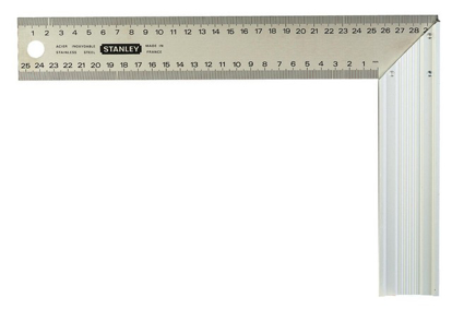 Afbeeldingen van WINKELHAAK+VERSTEK L=250mm MAATVERDELING