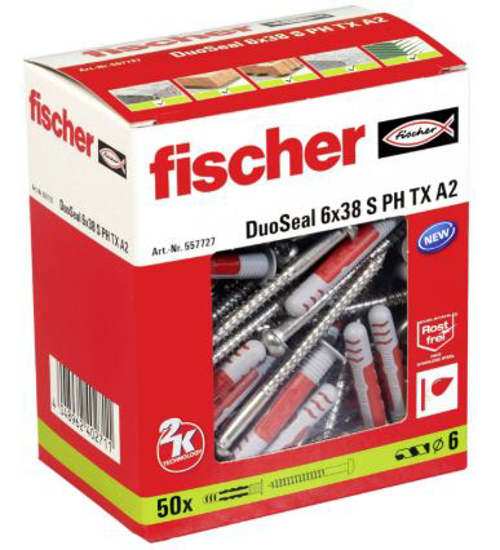 Afbeeldingen van DS a 50st FISCHER DUO-SEAL 6x38mm