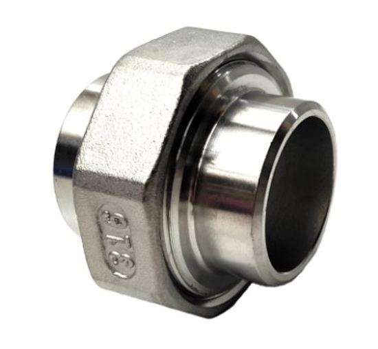 Afbeeldingen van RVS 316 3-DEL KOPP  3-DEL 2XLASEIND 3/4"