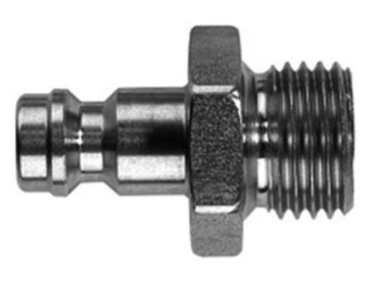 Afbeeldingen van RECTUS NIPPEL RVS 316 1/4"BSPP BUITENDR.