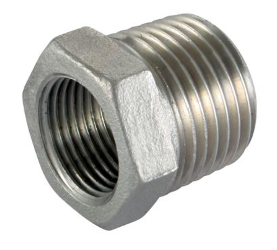 Afbeeldingen van VERL. NIPPEL RVS - 3/4"-3/8" bu/bi