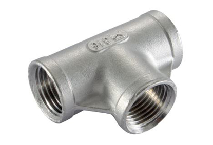 Afbeeldingen van T-STUK RVS 1/4" bi BSP